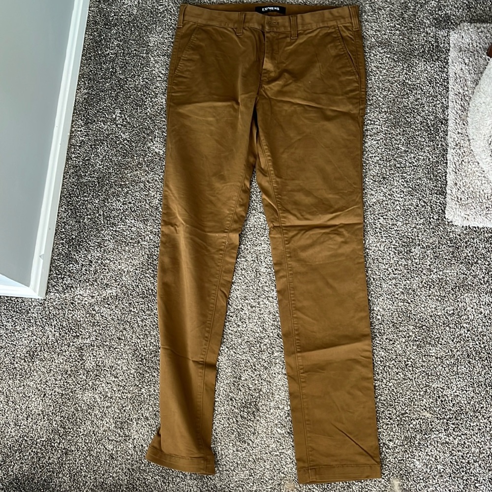 Brand new Express khaki Chinos